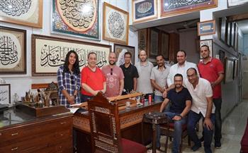 مكتبة الإسكندرية تتسلم لوحات قيمة ونادرة من الفنان خضير البورسعيدي