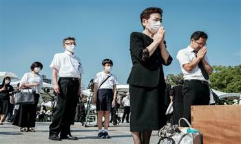 اليابان تحيي الذكرى الـ76 للقصف الذري لمدينة هيروشيما