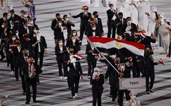 طوكيو 2020.. بعثة مصر تظهر في حفل ختام الأولمبياد (صور)