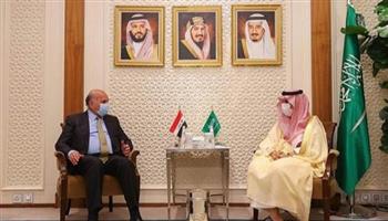وزير الخارجية السعودي ونظيره العراقي يبحثان سبل دعم أوجه العلاقات الثنائية