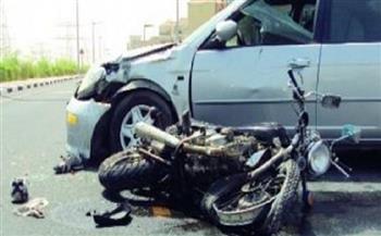 مصرع سيدة صدمتها دراجة نارية في فيصل