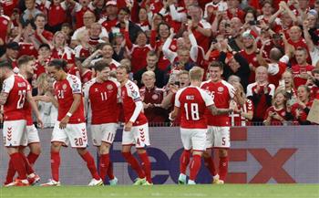 تصفيات كأس العالم .. الدنمارك تفوز  على اسكتلندا وترفع رصيدها إلى 12 نقطة  