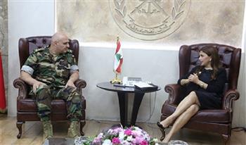 قائد الجيش اللبناني وماجدة الرومي يتفقدان مراكز حدودية بمناسبة ذكرى معركة فجر الجرود