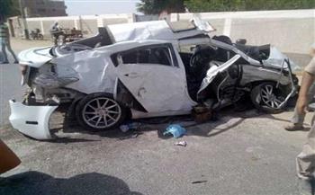 إصابة شخصين في حادث بطريق مصر السويس الصحراوي