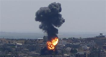 الطيران الحربي الإسرائيلي يشن غارة جوية على غزة