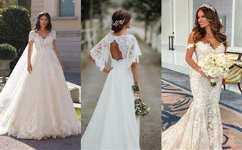 لعروس أكثر أناقة.. 5 تصميمات أنيقة لفساتين زفاف خريف 2021 