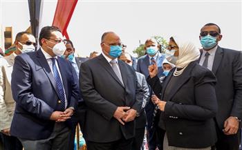 وزيرة الصحة ومحافظ القاهرة يتفقدان أعمال إنشاء مستشفى بولاق أبو العلا العام الجديد 