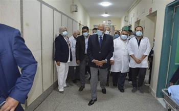 محافظ الجيزة يفتتح قسم العناية المركزة بمستشفى أوسيم المركزي