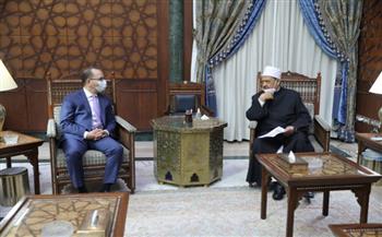  تفاصيل لقاء شيخ الأزهر مع سفير مصر الجديد لدى إثيوبيا
