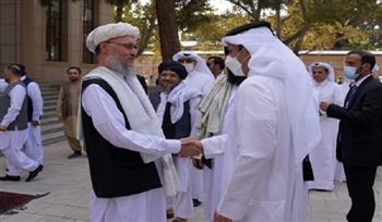 وزير خارجية قطر يلتقي قيادة طالبان في كابل