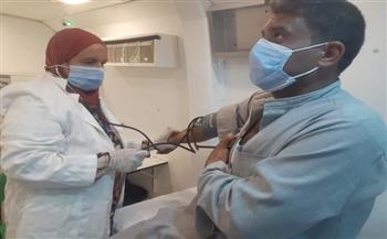 الكشف وتوفير العلاج لأكثر من 1000 مواطن بقافلة «في يومين» ببني سويف
