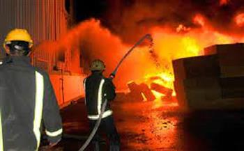 استعجال تقرير المعمل الجنائي في حريق مخزن مصنع غزل ونسيج بالمحلة
