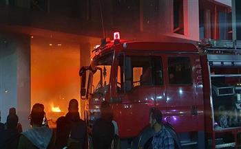 انتداب المعمل الجنائي لمعاينة حريق شقة في الخانكة بعد تسرب غاز