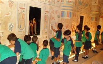 زيارة ميدانية لـ«متحف الطفل» إلى مركز تدريب مصر للطيران.. بالصور