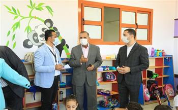 محافظ كفر الشيخ يتفقد المدرسة الدولية الحكومية للغات