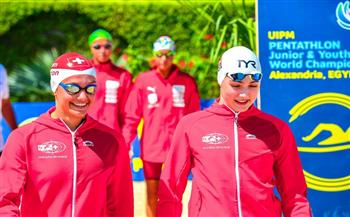 مصر تتصدر منافسات السباحة لتتابع الفرق للشابات بمونديال الخماسي الحديث