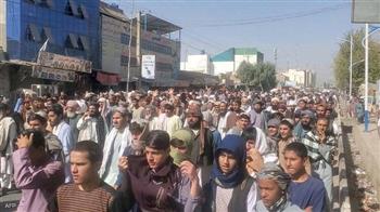 آلاف الأفغان يتظاهرون ضد طالبان في قندهار