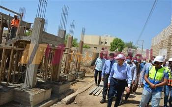 محافظ المنيا: استمرار أعمال الإنشاءات بمستشفيات العدوة ومطاى وبنى مزار