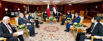 بسام راضى: مباحثات الرئيس السيسي وملك البحرين تناولت تطورات أزمة سد النهضة