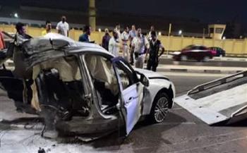 مصرع وإصابة 5 أشخاص إثر حادث تصادم سيارتين بطريق السويس الصحراوي