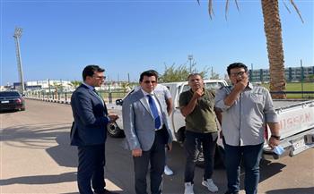 وزير الشباب والرياضة يتفقد أعمال تطوير المدينة الشبابية بشرم الشيخ