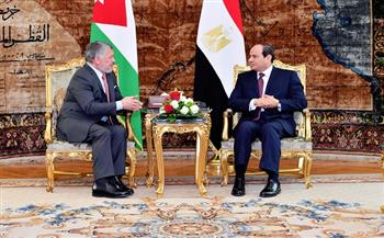 بسام راضي: الرئيس السيسي يستقبل العاهل الأردنى ويبحثان مستجدات الأوضاع بالمنطقة