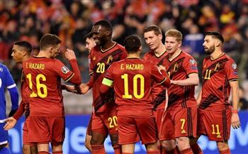 منتخب بلجيكا يتفوق على استونيا ويعتلي صدارة المجموعة الخامسة بتصفيات كأس العالم 2022