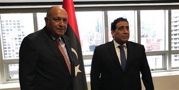 شكري يبحث مع "رئيس الرئاسي" الليبي بنيويورك مستجدات الملف الليبي