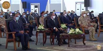 الرئيس السيسى يشاهد فيلما تسجيليا بعنوان «عبور جديد» (فيديو)