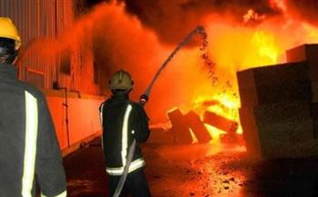 انتداب المعمل الجنائي لمعاينة حريق في 3 محلات تجارية بالغردقة