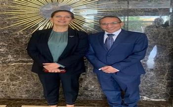 سفير مصر في تيرانا يلتقى وزيرة السياحة الألبانية لدعم العلاقات المشتركة