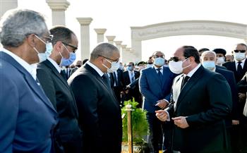 بالصور.. الرئيس السيسى يتقدّم جنازة المشير محمد حسين طنطاوى