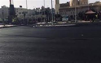 تنفيذ خطة رفع كفاءة ورصف شوارع مدينة العريش