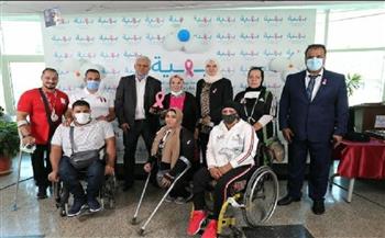 أبطال مصر في بارالمبياد طوكيو 2020 يدعمون مؤسسة بهية