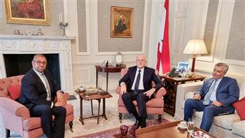 ميقاتي يبحث مع وزير شئون الشرق الأوسط البريطاني العلاقات الثنائية بين البلدين