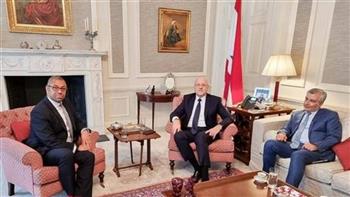 وزير الدولة البريطاني لشؤون الشرق الأوسط يلتقي برئيس الوزراء اللبناني
