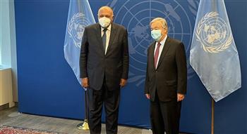شكري يؤكد خلال ختام زيارته على تقدير مصر لجهود للأمم المتحدة في حفظ السلم والأمن الدوليين