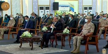 الرئيس يشهد افتتاح 6 مشروعات تنموية على هامش افتتاح محطة معالجة بحر البقر