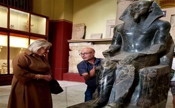 المتحف المصري بالتحرير يستقبل وزيرة الهجرة الهولندية