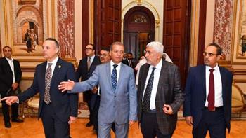 أمين «الشيوخ» يستقبل الأمناء المساعدين بالبرلمانات العربية