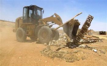 إزالة 149 حالة تعدٍ بالبناء والزراعة في المنيا والشرقية