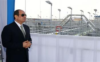 صور افتتاح الرئيس السيسى أكبر محطة من نوعها لمعالجة المياه على مستوى العالم