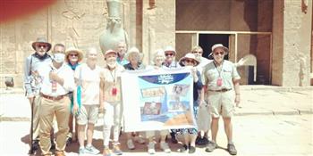 «مصر آمنة».. معبد حورس بإدفو يحتفل بيوم السياحة العالمى