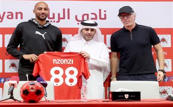 الريان القطري يقدم لاعبه الجديد ستيفن نزونزي لوسائل الإعلام