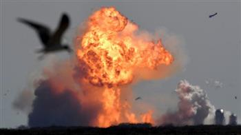 انفجار صاروخ أمريكي أثناء عملية إطلاق تجريبية