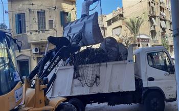رفع 59 ألف طن قمامة من شوارع الإسكندرية خلال 72 ساعة