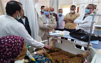 وكيل وزارة الصحة بالشرقية يتفقد سير العمل بمستشفي الحسينية المركزي