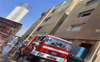 إصابة 27 عاملًا في حريق مصنع المبيدات الحشرية بالعاشر من رمضان