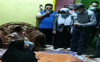 محافظ الغربية يزور الطفلة هنا رضا «أجدع طفلة في مصر» ويوجه برعاية والديها 