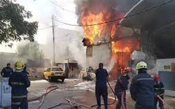 العراق: اندلاع حريق قرب مستشفى وسط بغداد